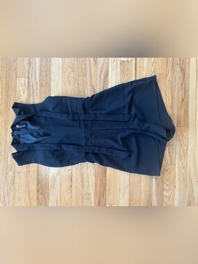 Design Lab Lord & Taylor Black Sleeveless Tie-Waist Romper